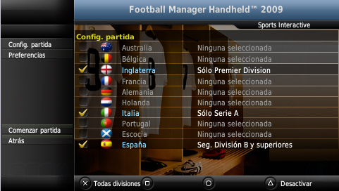 Football Manager 2009 (PSP)